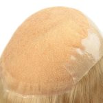 Perruque Q6 613 en dentelle française avec les côtés du dos en PU transparent de cheveux longs blonds pour femmes | New Times Hair