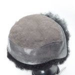 Toupet bouclé Afro de chapeau complet à base de mono durable pour hommes | New Times Hair