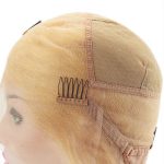 Perruque en dentelle complète de cheveux écrus raides blonds | New Times Hair